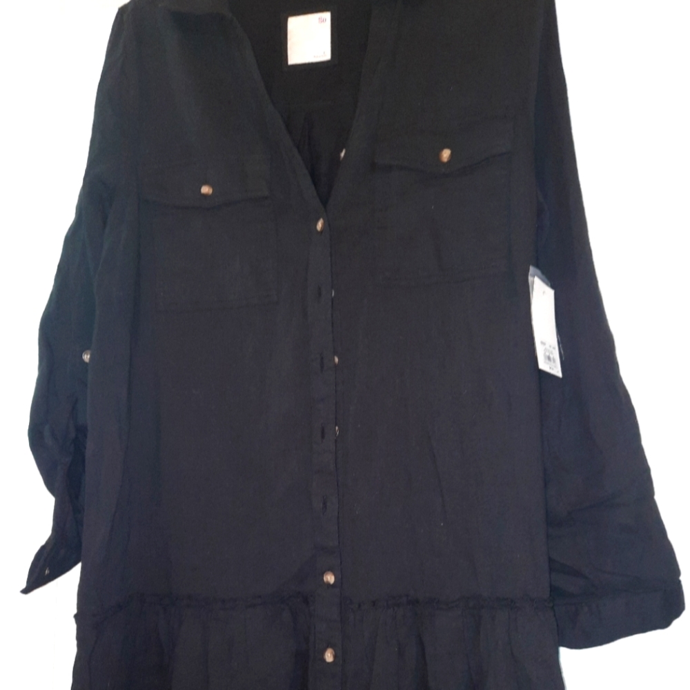 Oversized utility dress